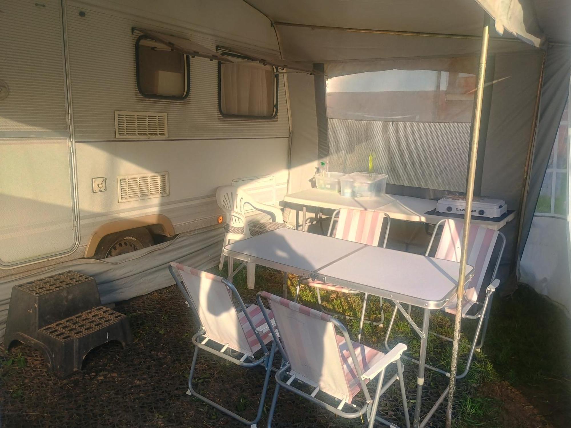 Wildcamp Resort Masseria La Murgia Unterkunft In Einem Wohnwagen Rimbach  Exteriér fotografie